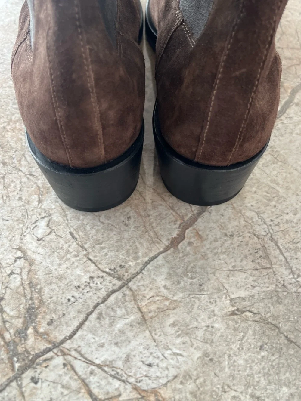 Fear of God Dark Brown Suede Chelsea Ankle Boots Italian Minimalist Luxury